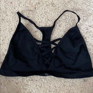 Black bralette